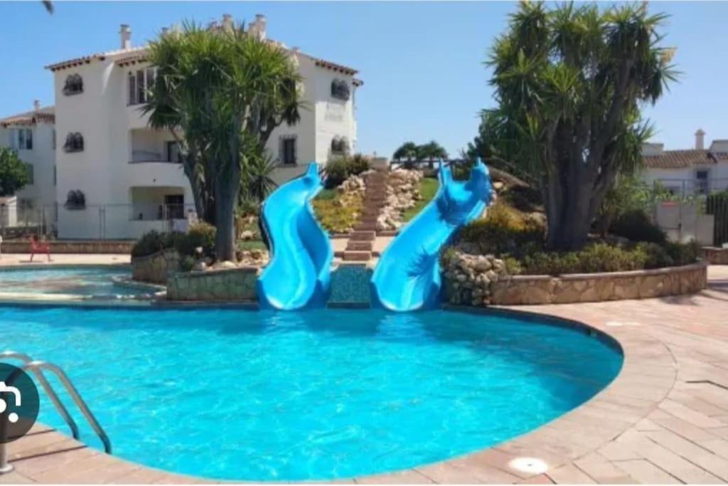 En Denia, Urbanizacion El Palmar Con Piscina, Toboganes Y Chiringuito Lejlighed Eksteriør billede